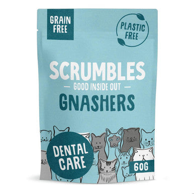 Scrumbles Cat Dental Treat Grain free Gnashers