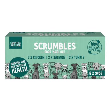 Scrumbles Grain free Wet Dog Food Pate Multipack