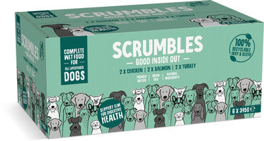 Scrumbles Grain free Wet Dog Food Pate Multipack