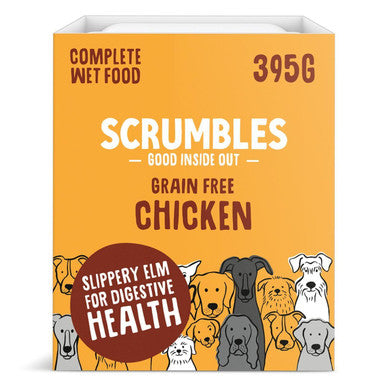 Scrumbles Wet Dog Food Pate Grain free Chicken