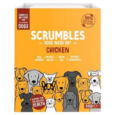 Scrumbles Wet Dog Food Pate Grain free Chicken