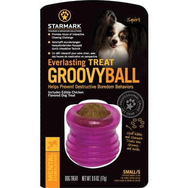 Starmark Groovy Ball Dog Toy