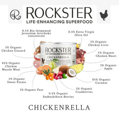The Rockster Chickenrella Bio Organic Chicken Can