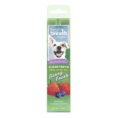 Tropiclean Clean Teeth Oral Care Gel for Dog Berry Fresh