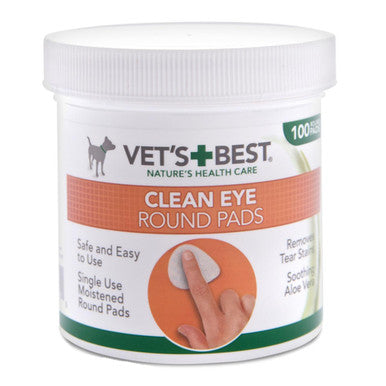Vets Best Clean Eye Round Pads for Dog