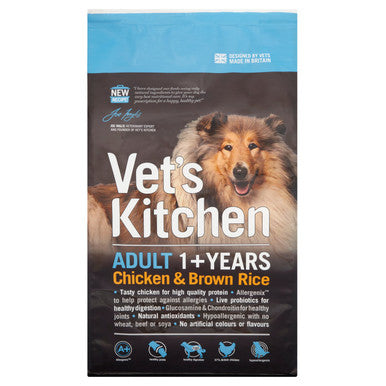 Vets Kitchen Adult Chicken Brown Rice Dry Dog Food
