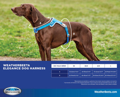 Weatherbeeta Elegance Dog Harness Red