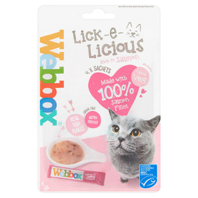 Webbox Lick e Licious Salmon Cat Treat