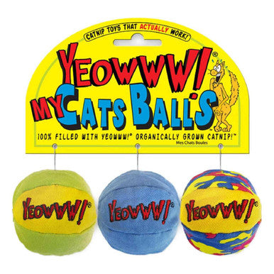 Yeowww Catnip My Cat Balls Cat Toy