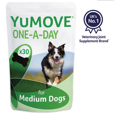 Yumove Chewies One a Day Dog Joint Supplement for Medium Dog