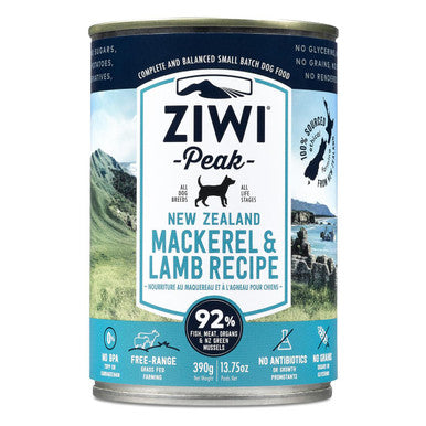 Ziwipeak Daily Dog Cuisine Tin Mackerel Lamb