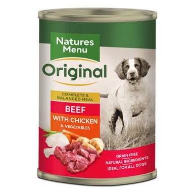 Natures Menu Original Adult Wet Dog Food Chicken Beef