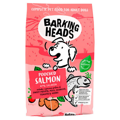 Barking Heads Pooched Adult Dry Dog Food Salmon