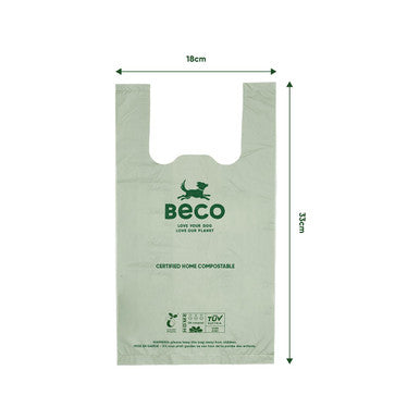 Beco Pets Home Compostable Dog Poop Bag with Handles