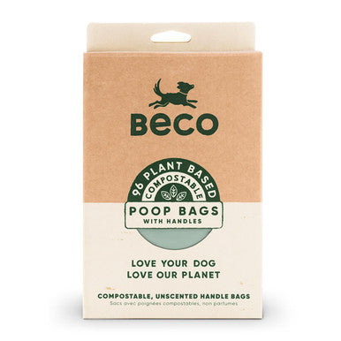 Beco Pets Home Compostable Dog Poop Bag with Handles