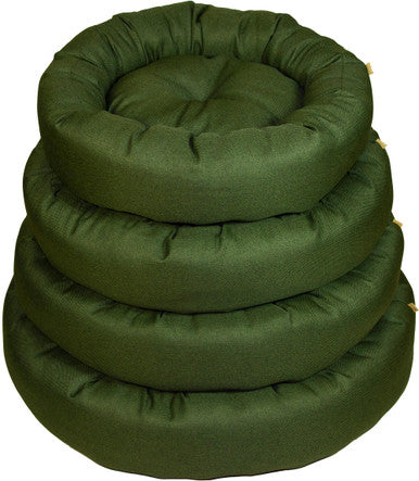 Earthbound Morland Cat Donut Bed in Green