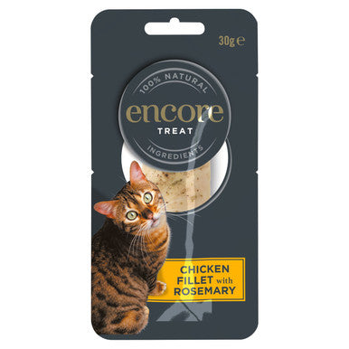 Encore High protein Adult Cat Treats Chicken Fillet with Rosemary