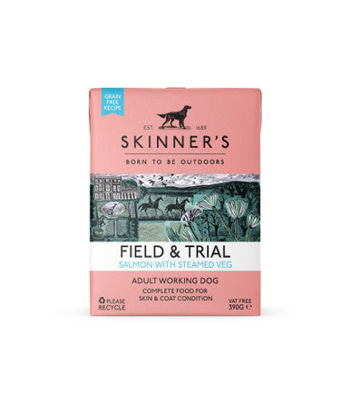 Skinners Field and Trial Adult Wet Dog Food Salmon with Garden Vegetables