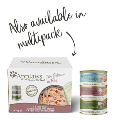 Applaws Adult Wet Cat Food Tuna Fillet Salmon in Jelly