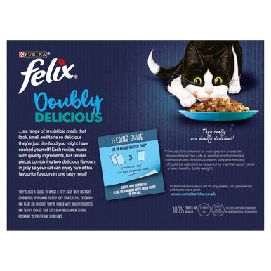 Felix As Good As It Looks Doubly Delicious Wet Cat Food Ocean Recipes