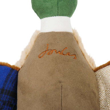 Joules Plush Printed Blue Duck Dog Toy