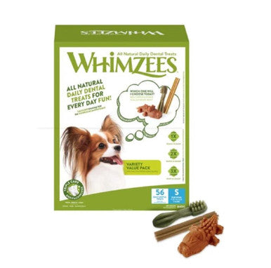 Whimzees Variety Dental Dog Treats for Small Breeds